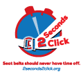 2 seconds 2 click logo with tagline